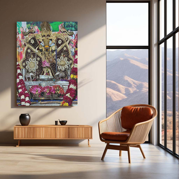 Spiritual Metal Poster | Sanwariya Seth – Devotional Metal Poster | Shyam Baba Wall Frame 03