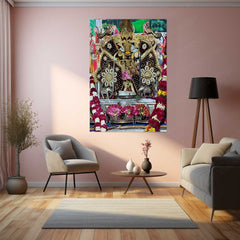 Spiritual Metal Poster | Sanwariya Seth – Devotional Metal Poster | Shyam Baba Wall Frame 03
