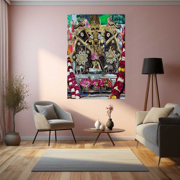 Spiritual Metal Poster | Sanwariya Seth – Devotional Metal Poster | Shyam Baba Wall Frame 03