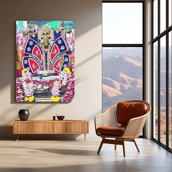 Spiritual Metal Poster | Sanwariya Seth – Devotional Metal Poster | Shyam Baba Wall Frame 04