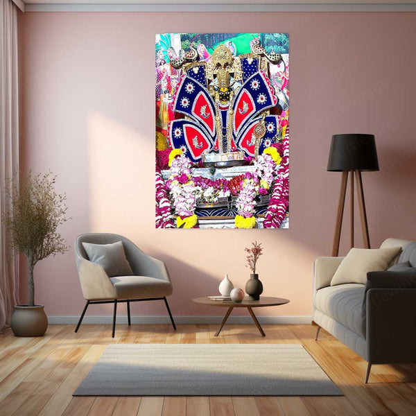 Spiritual Metal Poster | Sanwariya Seth – Devotional Metal Poster | Shyam Baba Wall Frame 04