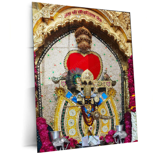 Spiritual Metal Poster | Sanwariya Seth – Devotional Metal Poster | Shyam Baba Wall Frame 06