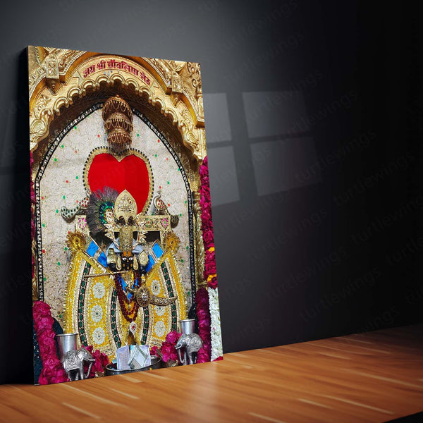 Spiritual Metal Poster | Sanwariya Seth – Devotional Metal Poster | Shyam Baba Wall Frame 06