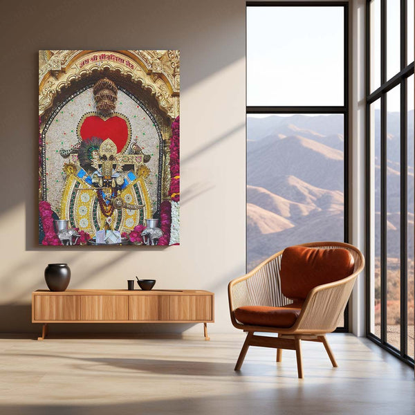 Spiritual Metal Poster | Sanwariya Seth – Devotional Metal Poster | Shyam Baba Wall Frame 06
