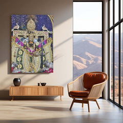 Spiritual Metal Poster | Sanwariya Seth – Devotional Metal Poster | Shyam Baba Wall Frame 07