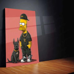 The Simpsons Metal Poster – Iconic Cartoon Wall Art | Fun & Nostalgic Decor - TURTLEWINGS 