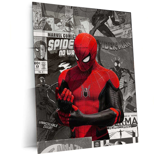 Spider-Man Metal Poster – Iconic Superhero Wall Art | Marvel Fan Decor 2 - TURTLEWINGS 