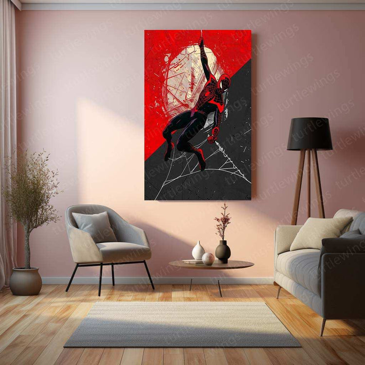 Spider-Man Metal Poster – Iconic Superhero Wall Art | Marvel Fan Decor 3 - TURTLEWINGS 