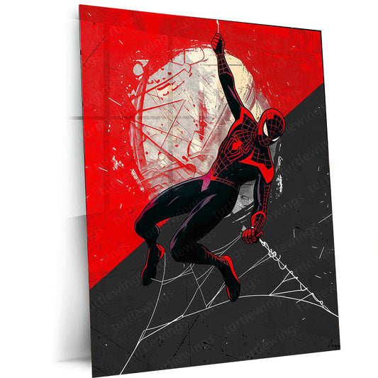 Spider-Man Metal Poster – Iconic Superhero Wall Art | Marvel Fan Decor 3 - TURTLEWINGS 
