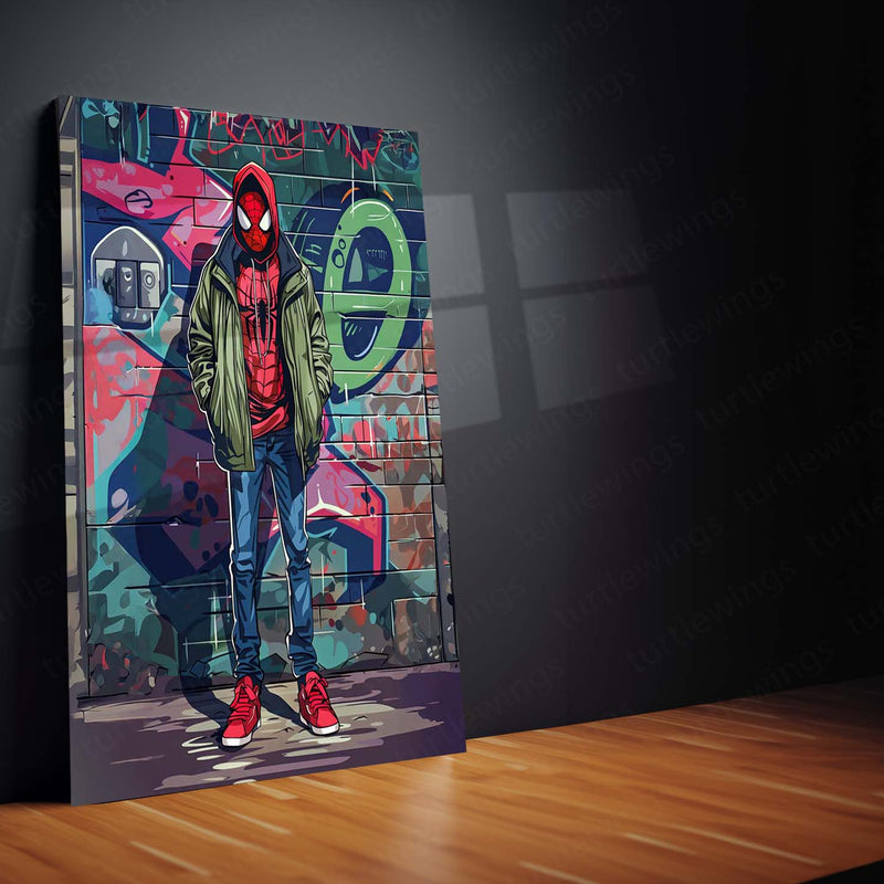 Spider-Man – Marvel Superhero Metal Frame | Wall Art for Kids & Fans - TURTLEWINGS 