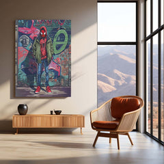 Spider-Man – Marvel Superhero Metal Frame | Wall Art for Kids & Fans - TURTLEWINGS 