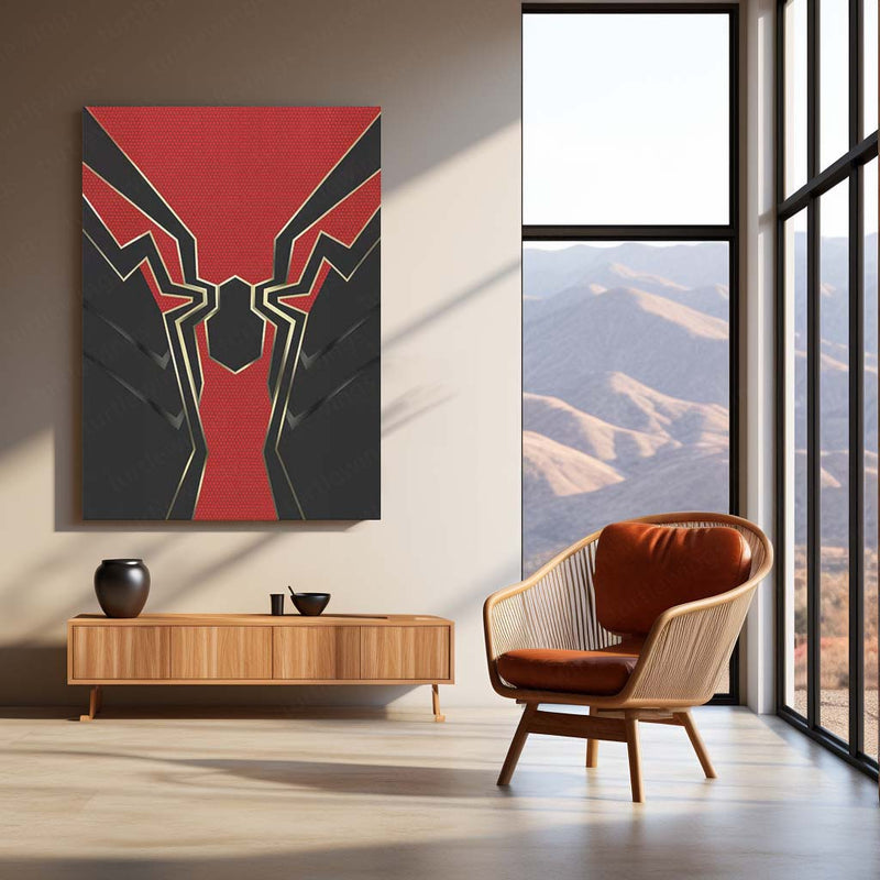 Spider-Man – Marvel Superhero Metal Frame | Wall Art for Kids & Fans 01 - TURTLEWINGS 