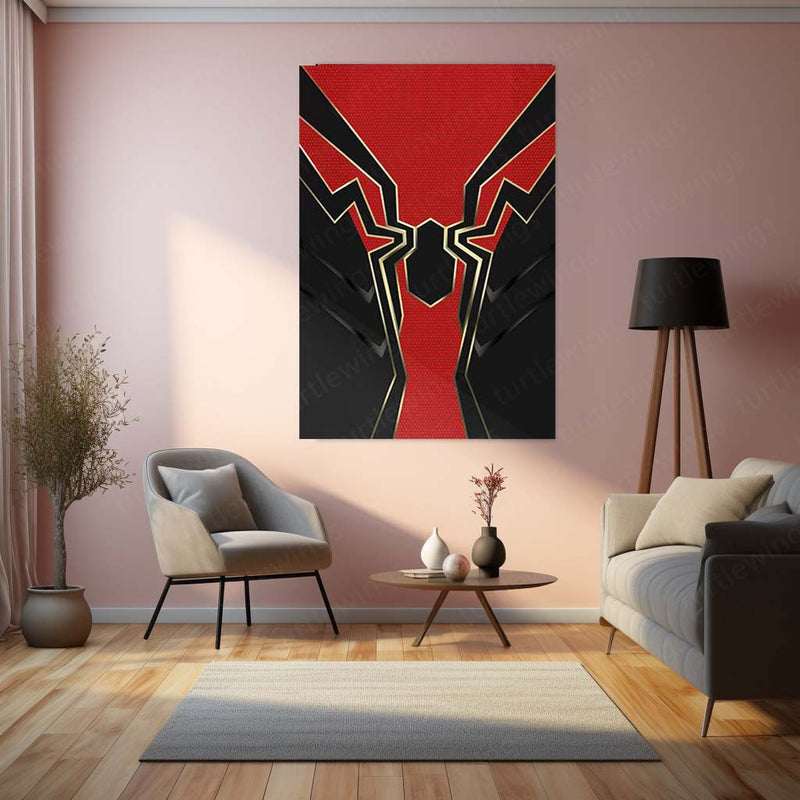 Spider-Man – Marvel Superhero Metal Frame | Wall Art for Kids & Fans 01 - TURTLEWINGS 