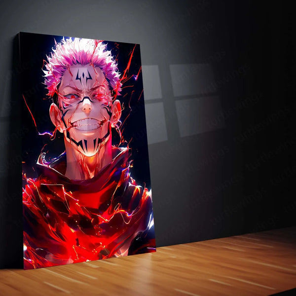 Anime Metal Poster | Sukuna – Jujutsu Kaisen Metal Poster 01
