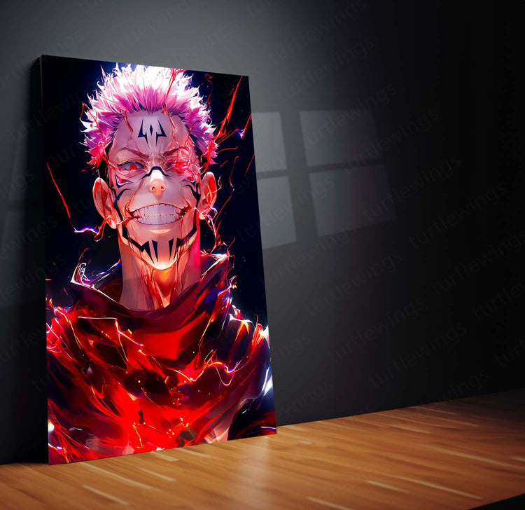 Anime Metal Poster | Sukuna – Jujutsu Kaisen Metal Poster 01