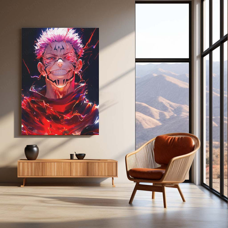 Anime Metal Poster | Sukuna – Jujutsu Kaisen Metal Poster 01