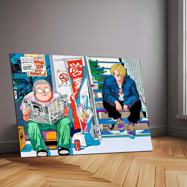 Anime Metal Poster | Sakamoto Days – Quiet Assassin Moments Metal Frame