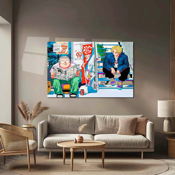 Anime Metal Poster | Sakamoto Days – Quiet Assassin Moments Metal Frame