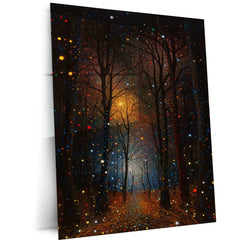 Abstract Art Metal Poster | Modern Wall Decor | Aesthetic & Contemporary Artwork 1 - TURTLEWINGS 
