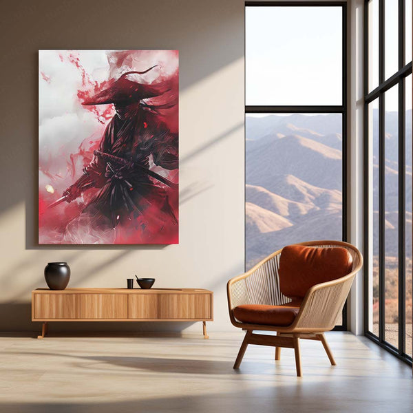 Samurai Warrior Metal Frame | Traditional Japanese Armor Art 01 - TURTLEWINGS 