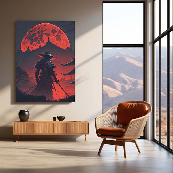 Samurai Warrior Metal Frame | Traditional Japanese Armor Art 02 - TURTLEWINGS 