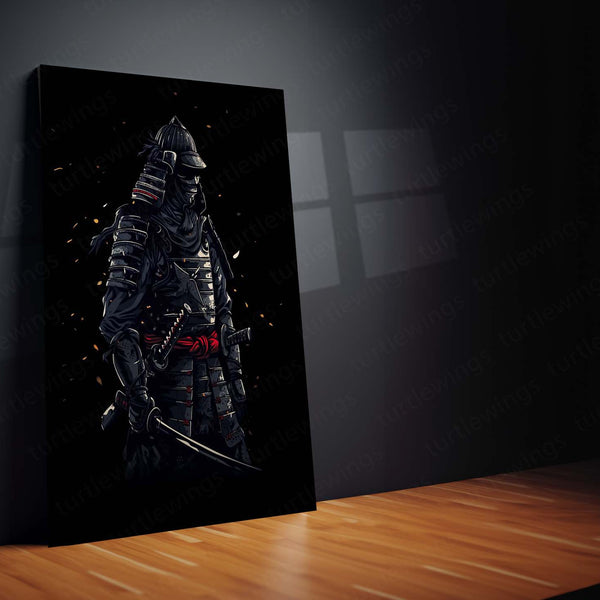 Samurai Warrior Metal Frame | Traditional Japanese Armor Art 03 - TURTLEWINGS 
