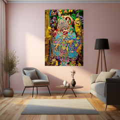 Sarangpur Hanuman Metal Frame | Powerful Devotional Wall Art 01 - TURTLEWINGS 
