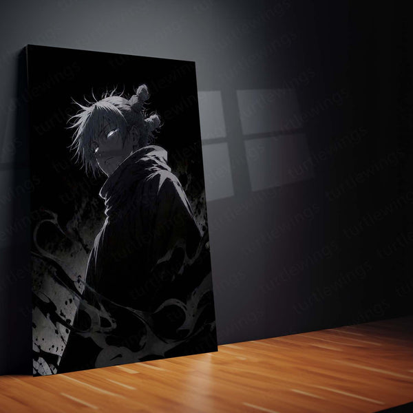 Satoru Gojo Infinite Void Metal Poster | Dark Anime Wall Art | Jujutsu Kaisen Inspired 01