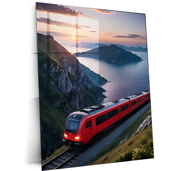 Scenic Art Metal Frame | Nature Landscape Wall Decor - TURTLEWINGS 