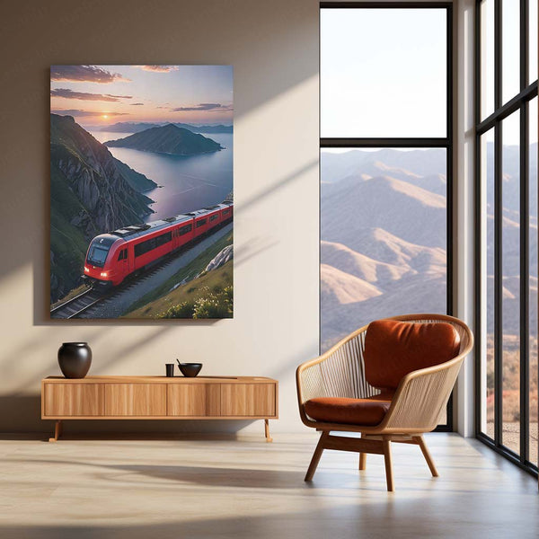 Scenic Art Metal Frame | Nature Landscape Wall Decor - TURTLEWINGS 