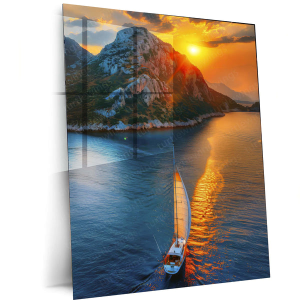 Scenic Art Metal Frame | Nature Landscape Wall Decor 01 - TURTLEWINGS 