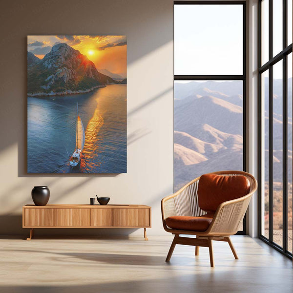 Scenic Art Metal Frame | Nature Landscape Wall Decor 01 - TURTLEWINGS 