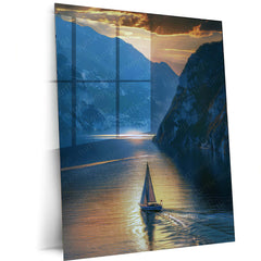 Scenic Art Metal Frame | Nature Landscape Wall Decor 02 - TURTLEWINGS 