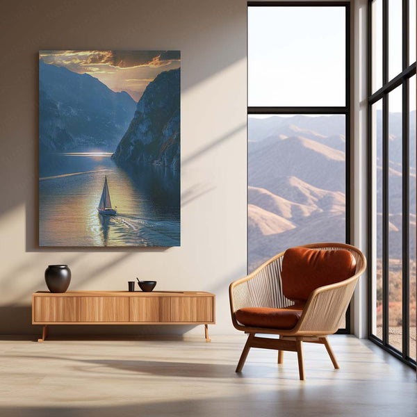 Scenic Art Metal Frame | Nature Landscape Wall Decor 02 - TURTLEWINGS 
