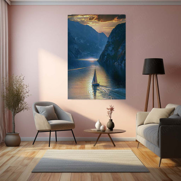 Scenic Art Metal Frame | Nature Landscape Wall Decor 02 - TURTLEWINGS 