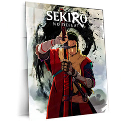 Game Metal Poster | Sekiro – Shadows Die Twice | The Lone Wolf’s Vow Metal Frame Poster