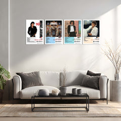 Michael Jackson – Complete Album Collection | Set of 10 | Set of 8 | Set of 4 | Premium Metal Poster Set