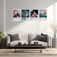 Dua Lipa – Complete Album Collection | Set of 7 | Set of 4 | Premium Metal Poster Set