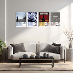 Eminem – Complete Album Collection | Set of 11 | Set of 8 | Set of 4 | Premium Metal Poster
