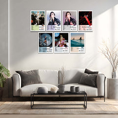 Dua Lipa – Complete Album Collection | Set of 7 | Set of 4 | Premium Metal Poster Set
