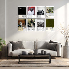 Kendrick Lamar – Complete Album Collection | Set of 11 | Set of 8 | Set of 4 | Premium Metal Poster Set