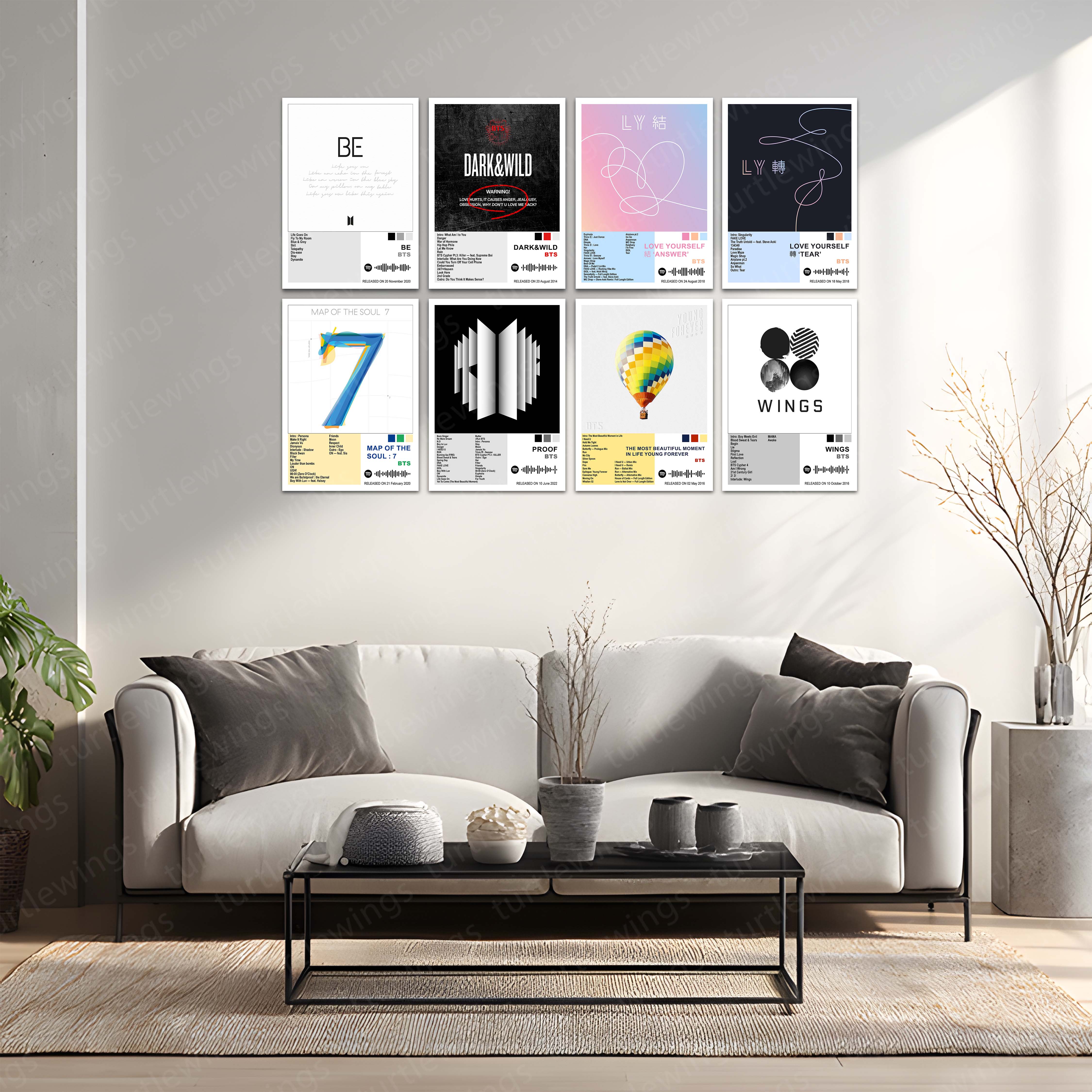 BTS – Complete Album Collection | Set of 8 | Set of 4 | Premium
