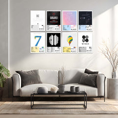 BTS – Complete Album Collection | Set of 8 | Set of 4 | Premium Metal Poster Set