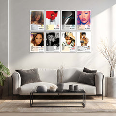Rihanna – Complete Album Collection | Set of 11 | Set of 8 | Set of 4 | Premium Metal Poster Set