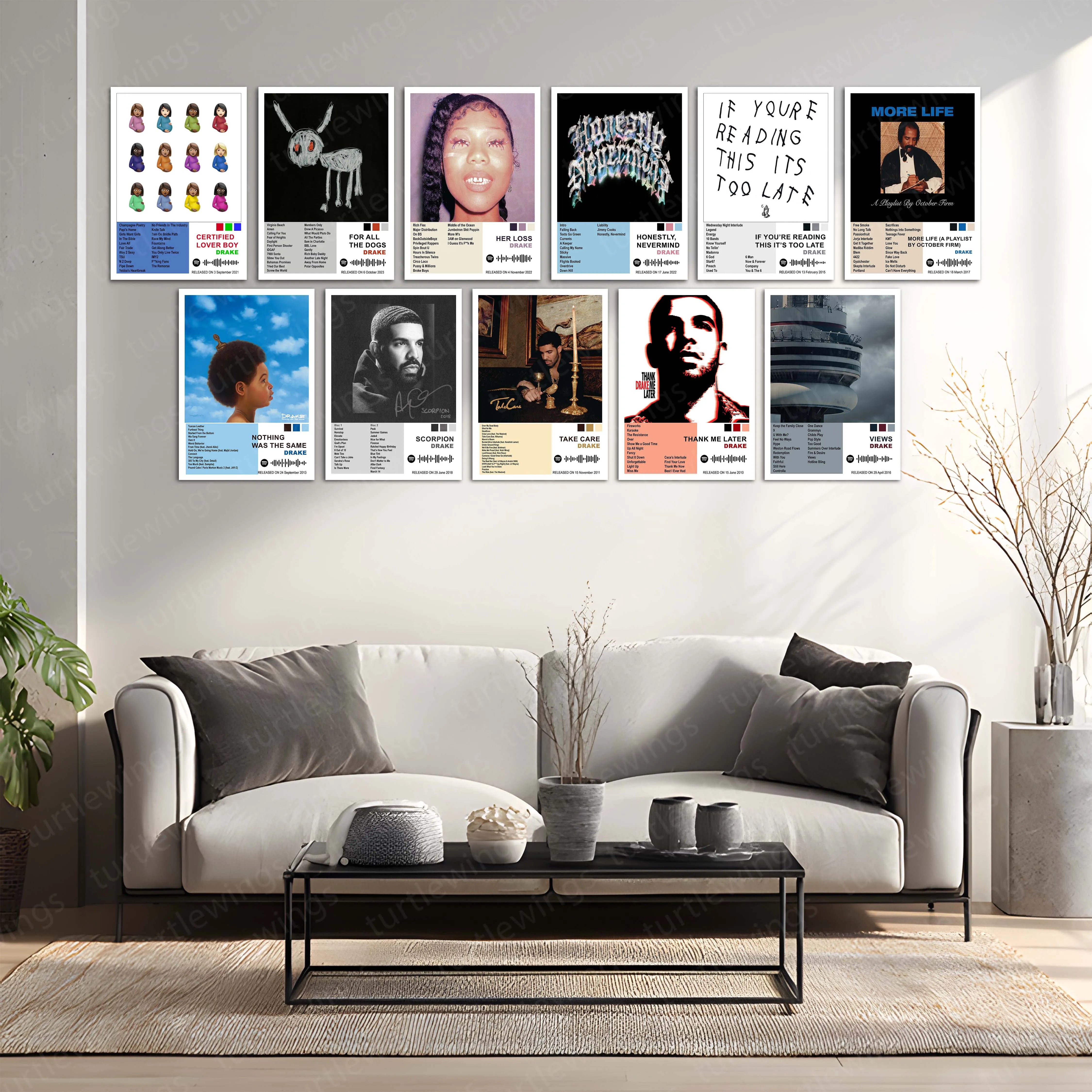 Drake Complete Collection | Set of 11 | Set of 8 | Set of 4 | Album Po ...
