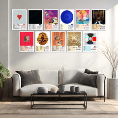 Kanye West Complete Collection | Set of 11 | Set of 8 | Set of 4 | Album Posters Metal Frames  Visionary Sound. Cultural Impact. Iconic Album Art Legacy.