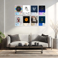 Coldplay Complete Collection | Set of 11 | Set of 8 | Set of 4 | Album Posters Metal Frames Emotional Anthems. Stadium Magic. Timeless Wall Aesthetic. - TURTLEWINGS 