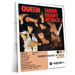 Queen Complete Collection | Set of 11 | Set of 8 | Set of 4 | Album Posters Metal Frames Rock Royalty. Stadium Anthems. Timeless Legends. - TURTLEWINGS 