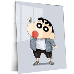 Anime Metal Poster | Shinchan Metal Poster – Fun & Quirky Anime Wall Art 04