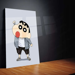 Anime Metal Poster | Shinchan Metal Poster – Fun & Quirky Anime Wall Art 04 - TURTLEWINGS 